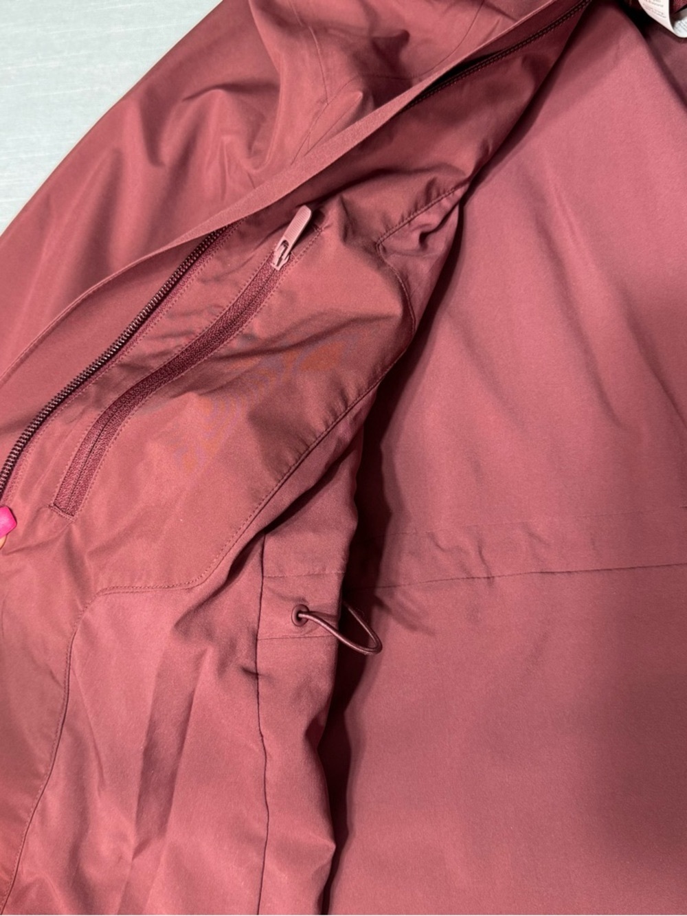Lululemon Rain Rebel Jacket Waterproof Utility Jacket Red Merlot Size 6 Small - Picture 13 of 16